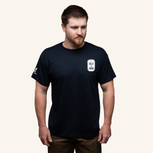 Oils And Iron Blue T-Shirt